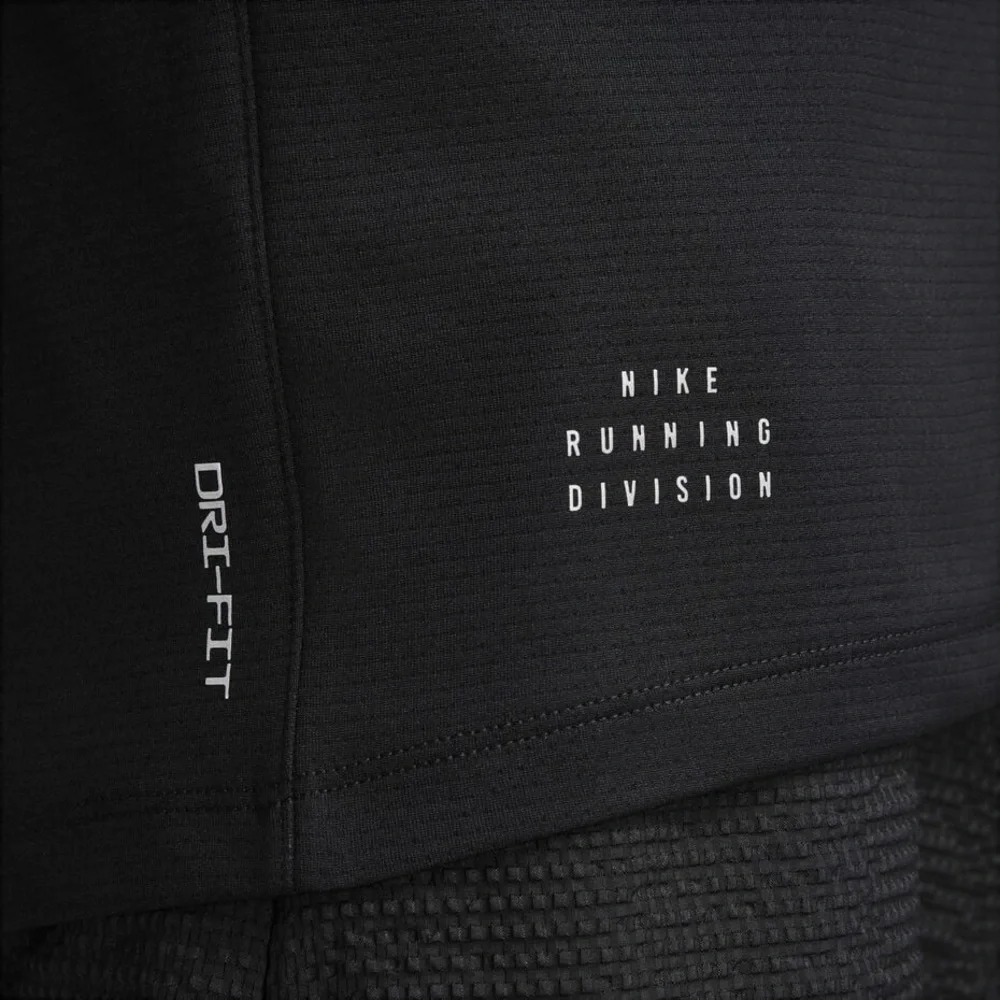 Nike Run Division Men's Dri-FIT 1/2-Zip black Running Top jacket FZ0620-010